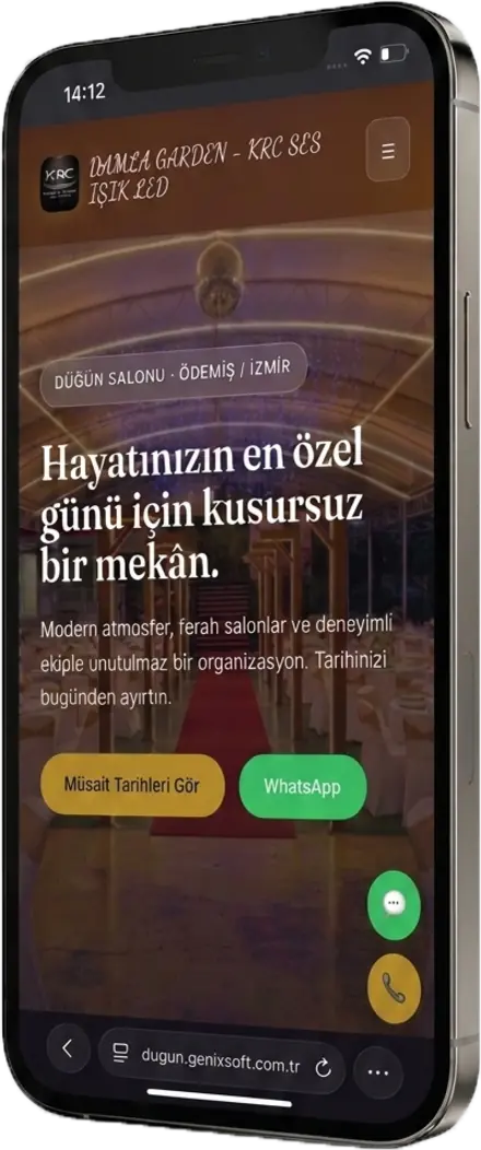 Enter your details, your website is ready